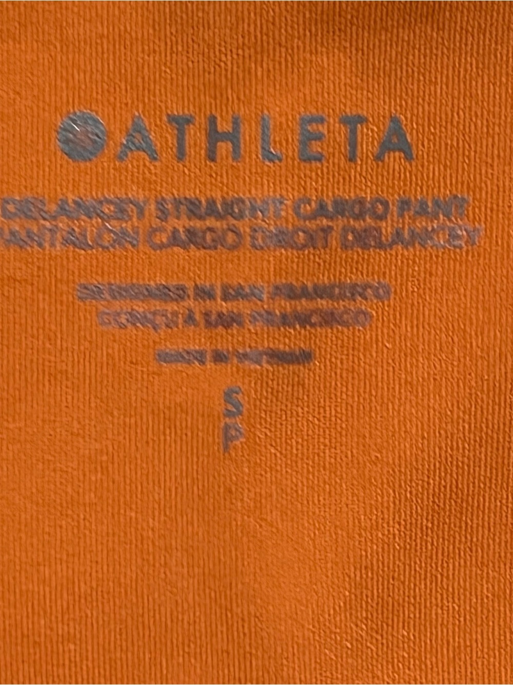 Athleta Wide-Leg Cargo Pants in Orange - Picture 5 of 7